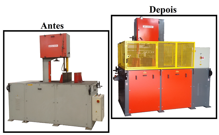 Peças de Reposição, Manutenção e Reforma de Máquinas Serra Fita é na Ronemak!